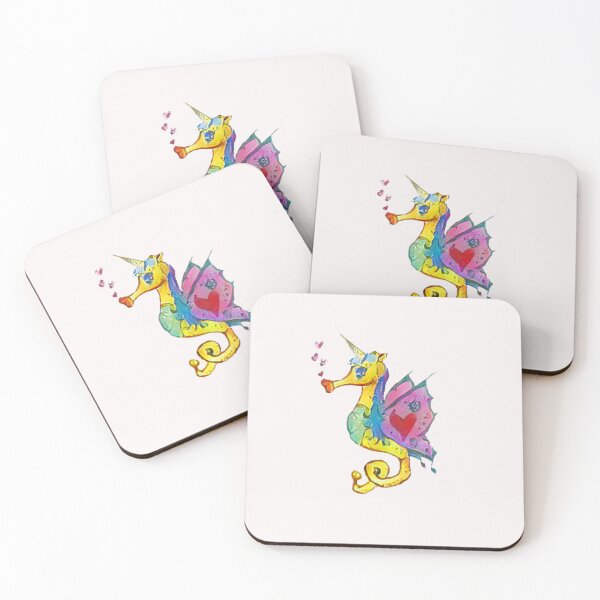Item preview, Kissy Heart, Unicorn, Butterfly Seahorse designed and sold by shaang.