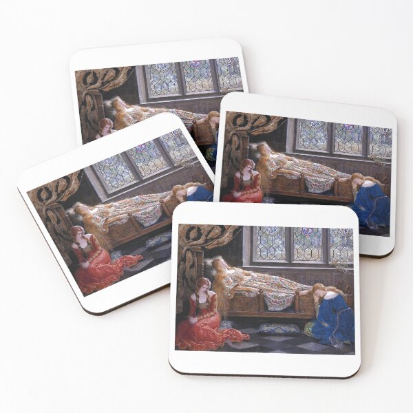 Item preview, Sleeping Beauty John Collier Classic Oil Painting designed and sold by TeeARTHY.