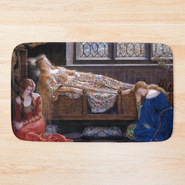 Item preview, Sleeping Beauty John Collier Classic Oil Painting designed and sold by TeeARTHY.
