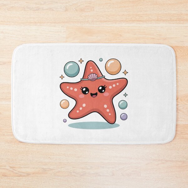 Item preview, Ocean Cutie Pie Kawaii Pastel Dancing Starfish Illustration for Kids designed and sold by chattsuede.