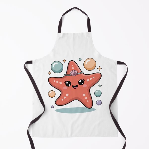 Item preview, Ocean Cutie Pie Kawaii Pastel Dancing Starfish Illustration for Kids designed and sold by chattsuede.