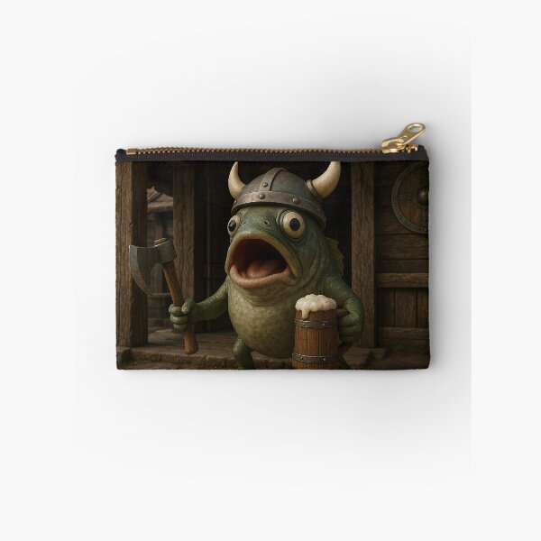 Item preview, Blörp the Axe-Fish – Viking Fish Warrior in Brainrot Style designed and sold by NorseDrip.