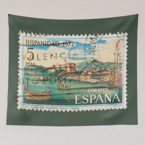 Item preview, Spain Postal Stamp  designed and sold by Sketch-Shack.