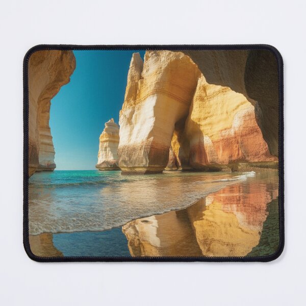 Item preview, Lifestyle Hub: Golden Hour Coastal Rock Arches over Turquoise Sea designed and sold by M&M Lifestyle Hub.