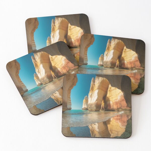 Item preview, Lifestyle Hub: Golden Hour Coastal Rock Arches over Turquoise Sea designed and sold by M&M Lifestyle Hub.