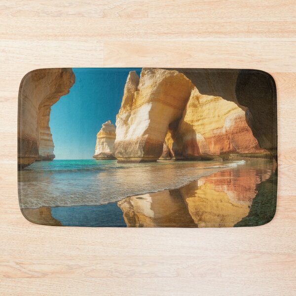 Item preview, Lifestyle Hub: Golden Hour Coastal Rock Arches over Turquoise Sea designed and sold by M&M Lifestyle Hub.
