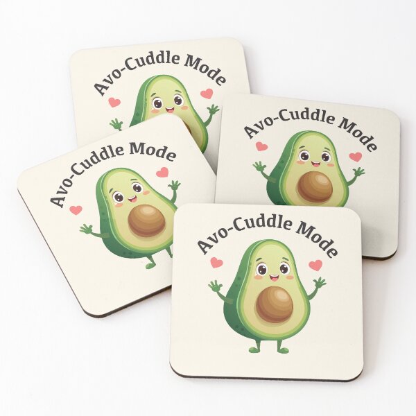 Item preview, Avo-Cuddle Mode Cute Avocado Character designed and sold by SvetsShirts.