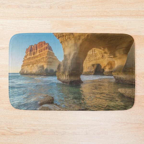 Item preview, Lifestyle Hub: Golden Hour Coastal Rock Arches over Turquoise Sea designed and sold by M&M Lifestyle Hub.