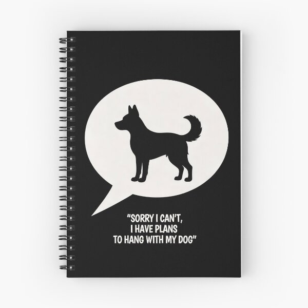 Item preview, Paw-sitively Booked: "I Can't Today, I've Got Doggo Hangout Plans" designed and sold by Senpaiwaves.