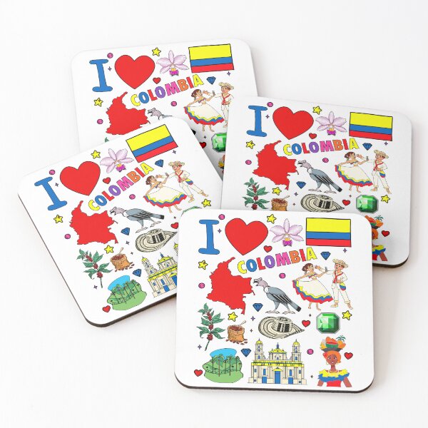 Item preview, Colorful Colombia Travel Art, Culture, Coffee & Nature Design designed and sold by mashmosh.