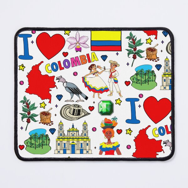 Item preview, Colorful Colombia Travel Art, Culture, Coffee & Nature Design designed and sold by mashmosh.