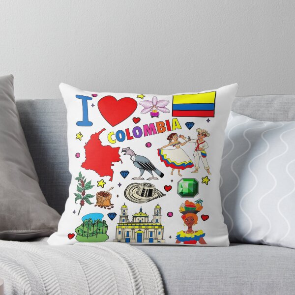 Item preview, Colorful Colombia Travel Art, Culture, Coffee & Nature Design designed and sold by mashmosh.