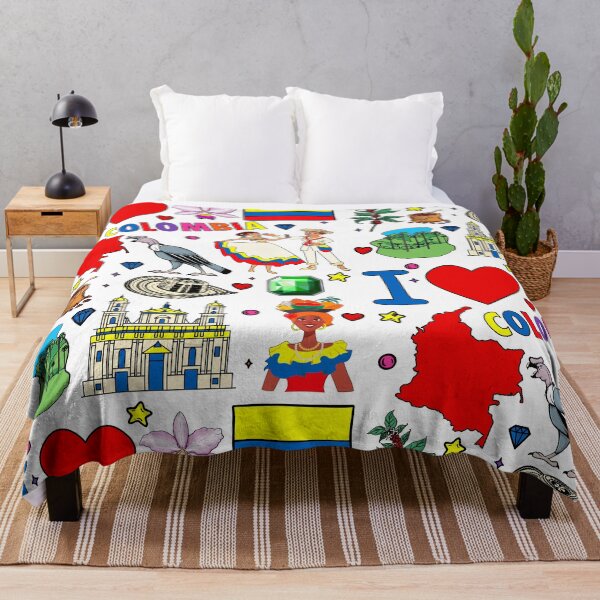 Item preview, Colorful Colombia Travel Art, Culture, Coffee & Nature Design designed and sold by mashmosh.