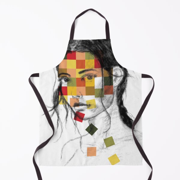Item preview, Abstract Portrait in Squares F0002 Fall/Autumn Palette designed and sold by Morose-merch.