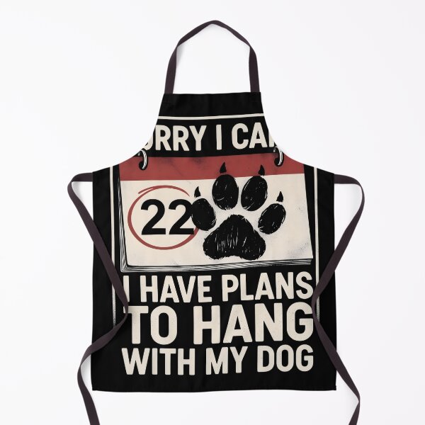 Item preview, Paw-sitively Booked: "I Can't Today, I've Got Doggo Hangout Plans" designed and sold by Senpaiwaves.