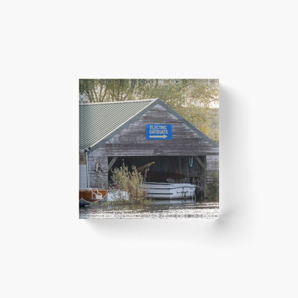Item preview, Boat shed on the river bank designed and sold by yackers1.