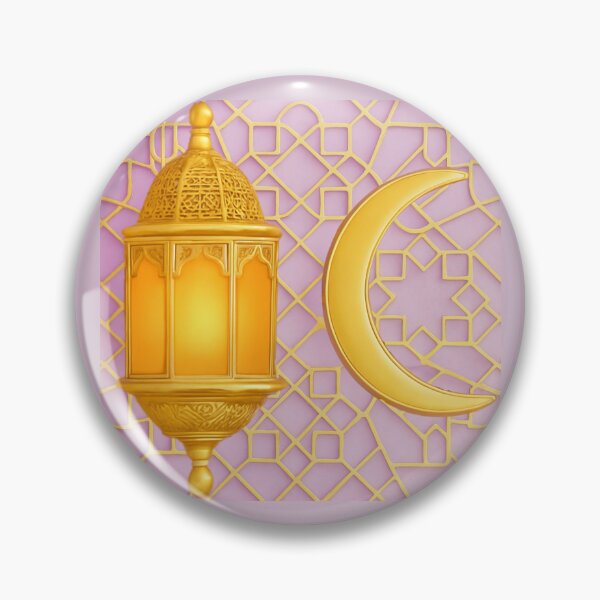 Item preview, "Ramadan Nights" Elegant Lantern, Moon & Geometric Art - (V.4) designed and sold by D-Islamic.