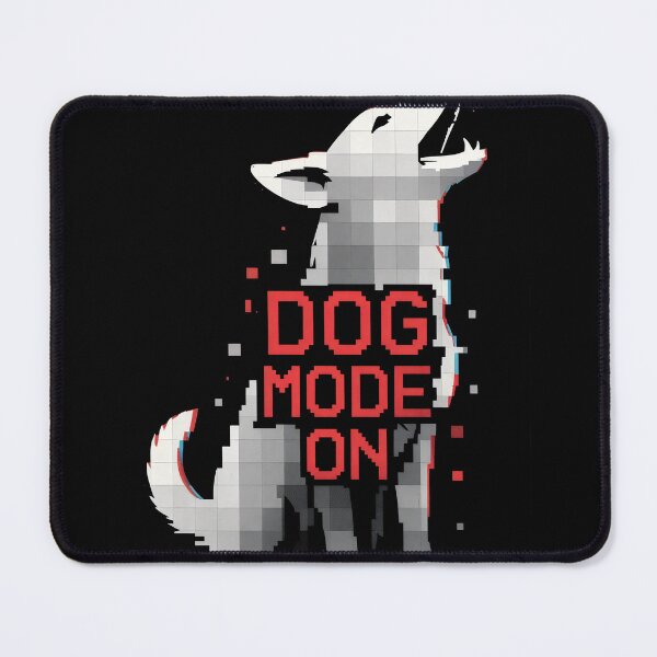Item preview, Dog Mode On Funny Dog Sticker - Activated Puppy Power Vinyl Decal for Laptops, Water Bottles & More designed and sold by Senpaiwaves.