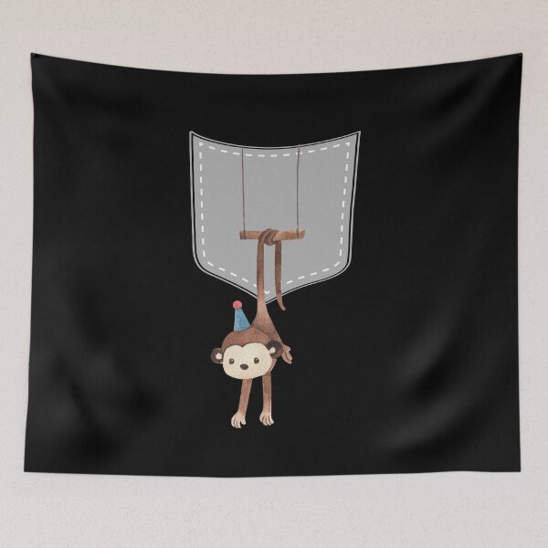 Item preview, Funny Cheeky monkey  designed and sold by Aminesnip.