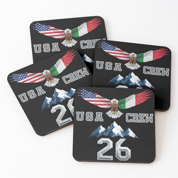 Item preview, Ice USA Crew Number 26 – American Italy Eagle Spirit Team 2026 designed and sold by ArtsMichalShop.