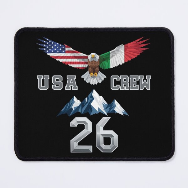 Item preview, Ice USA Crew Number 26 – American Italy Eagle Spirit Team 2026 designed and sold by ArtsMichalShop.