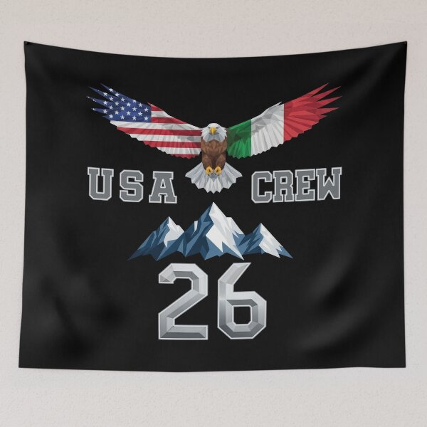 Item preview, Ice USA Crew Number 26 – American Italy Eagle Spirit Team 2026 designed and sold by ArtsMichalShop.