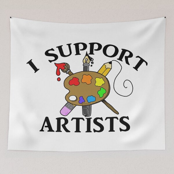 Item preview, I support Artists  designed and sold by Bat13SJx.