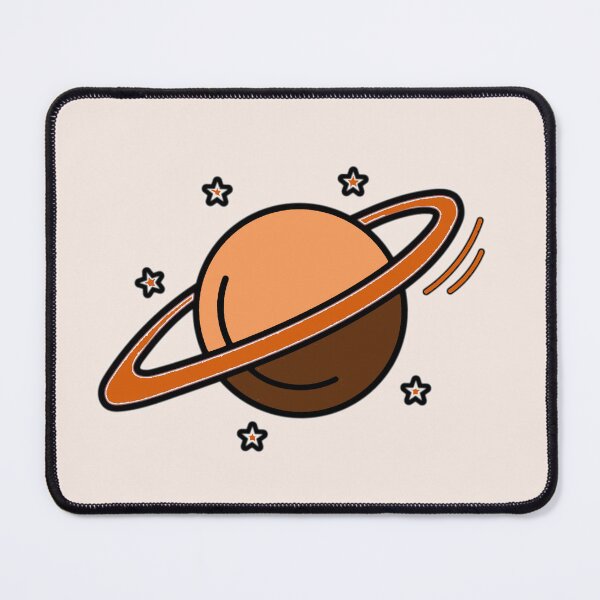 Item preview, Cute Cartoon Planet with Small Stars Illustration designed and sold by nada-art.