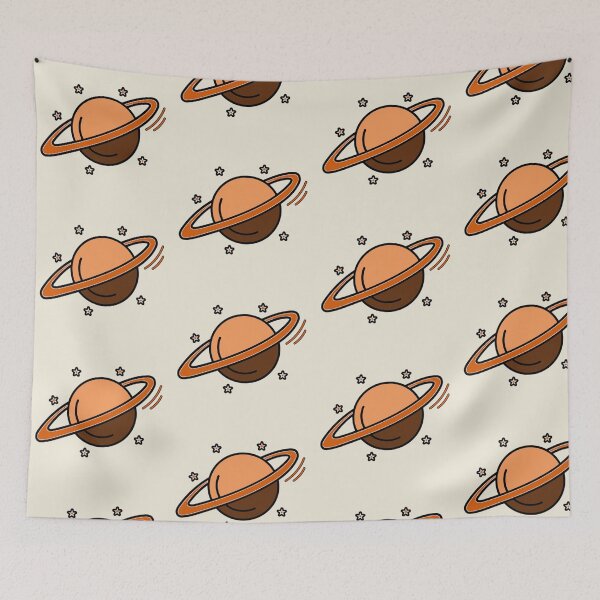 Item preview, Cute Cartoon Planet with Small Stars Illustration designed and sold by nada-art.