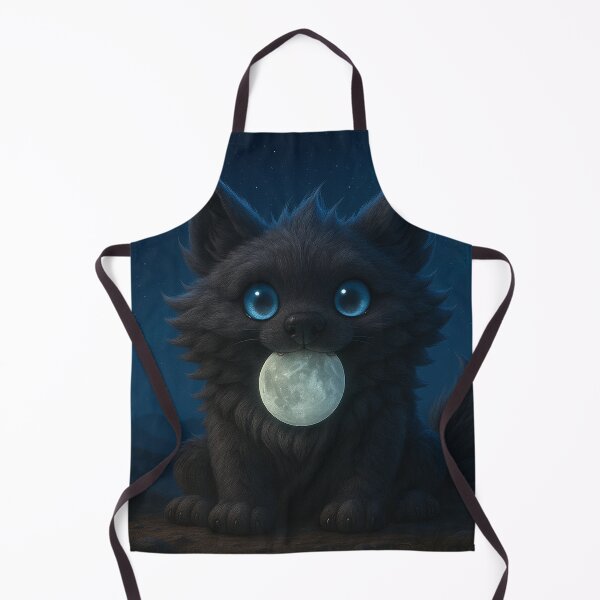 Item preview, Sköllipuff the Moon-Eater – Fluffy Nordic Moon Wolf in Brainrot style designed and sold by NorseDrip.