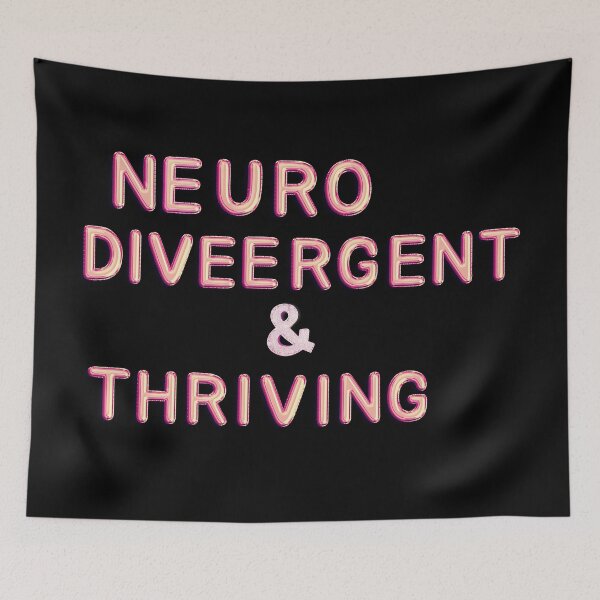 Item preview, Neurodivergent & Thriving – Pastel Affirmation designed and sold by Design_Your_Day.
