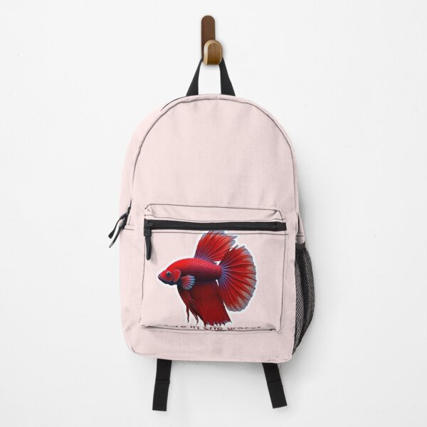Item preview, Fire in the Water - Red Siamese Fighting Fish designed and sold by PriyaMagic.