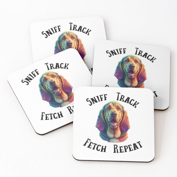 Item preview, Sniff Track Fetch Repeat designed and sold by Bestie-Emporium.