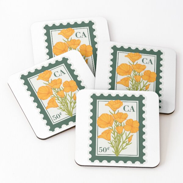 Item preview, California Poppy Stamp designed and sold by stephenflashart.