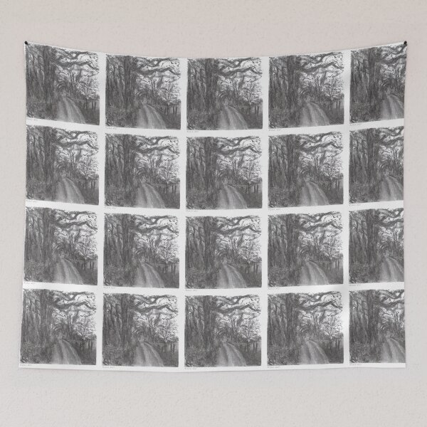 Item preview, Path along the edge of the forest (textile) designed and sold by FredericBach.