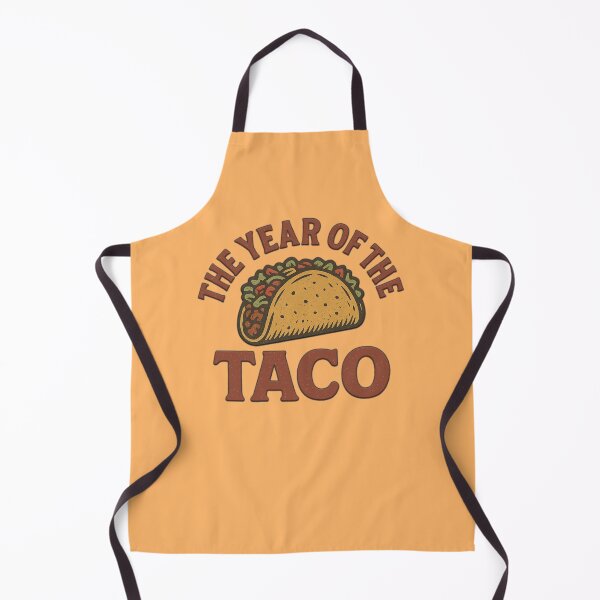Item preview, The Year of the Taco Funny Vintage Fiesta Retro Mexican Food designed and sold by tronictees.