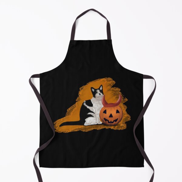Item preview, Halloween Tuxedo Cat designed and sold by gracefullizard.