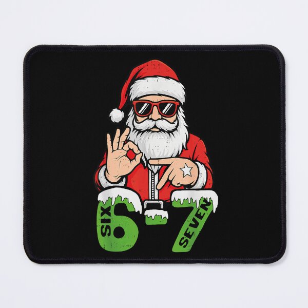 Item preview, Funny Six Seven 6 7 Meme Christmas Humor Santa designed and sold by iam8lu3.