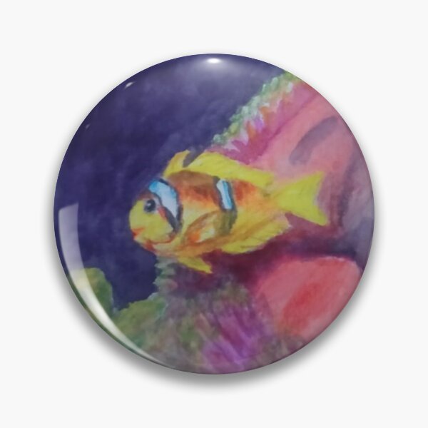 Item preview, Clownfish in anemone on the seabed designed and sold by nastjam2024.