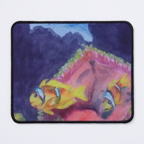 Item preview, Clownfish in anemone on the seabed designed and sold by nastjam2024.