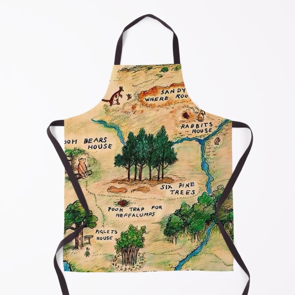 Item preview, Aged Winnie the Pooh 100 Acre Wood Map designed and sold by TeeARTHY.