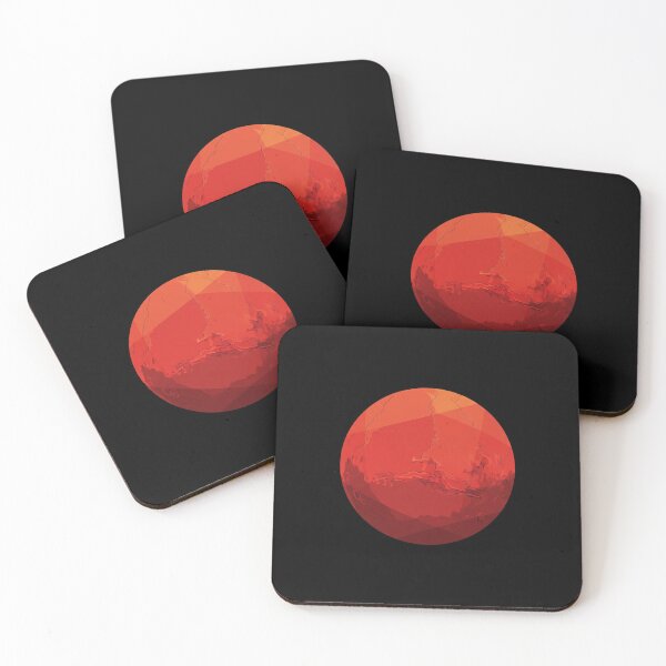Item preview, Minimal Mars Planet Illustration designed and sold by Le Grand Requin.
