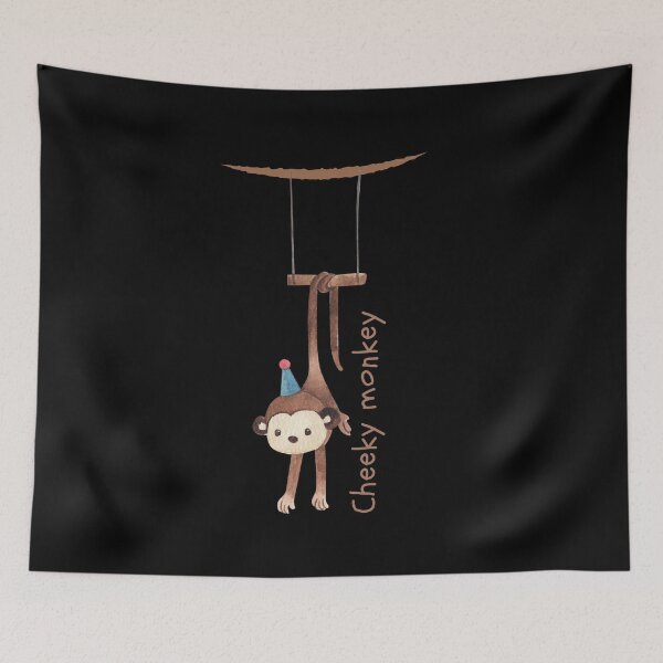 Item preview, Cute Cheeky monkey  designed and sold by Aminesnip.