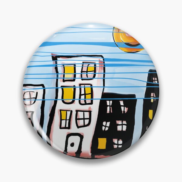 Item preview, City Paths – The Warm Rhythm of Urban Life designed and sold by EvaArtHome.