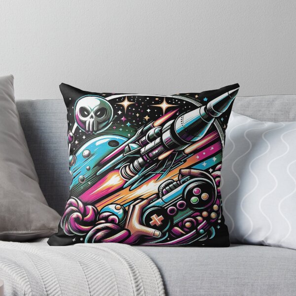Item preview, Retro Space Shooter - Arcade Game Design with Rocket. designed and sold by The-T-In-Retro.