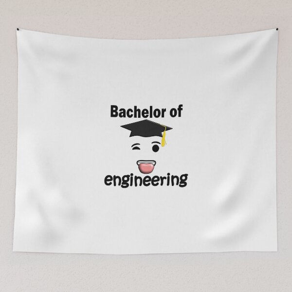 Item preview, Graduate Sticks Out His Tongue. Bachelor Of Engineering Student Is Happy About His Graduation and winks at everyone. designed and sold by Paulina Vanlife.