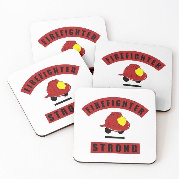 Item preview, Firefighter Strong Proud Firefighter Hero designed and sold by Paulina Vanlife.