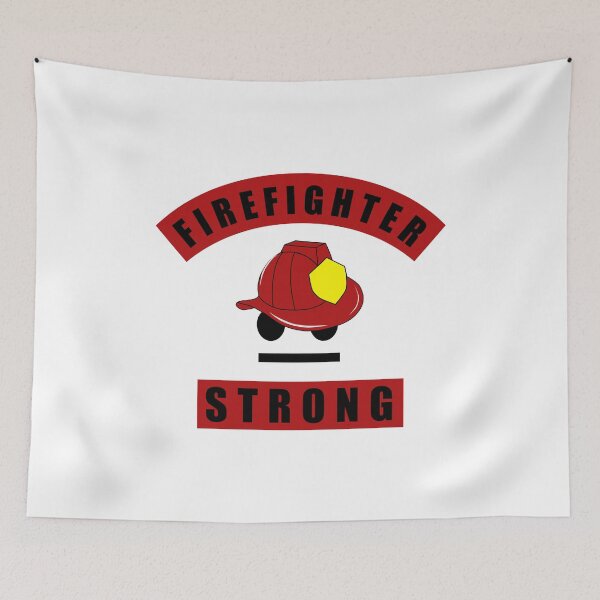 Item preview, Firefighter Strong Proud Firefighter Hero designed and sold by Paulina Vanlife.