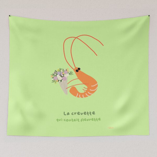 Item preview, The shrimp that was flirting designed and sold by petiteToulon.