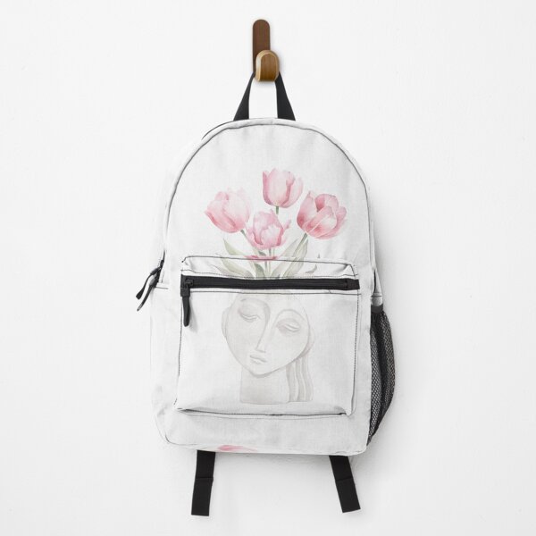 Item preview, floral flowers pink in vase designed and sold by Neranchara.